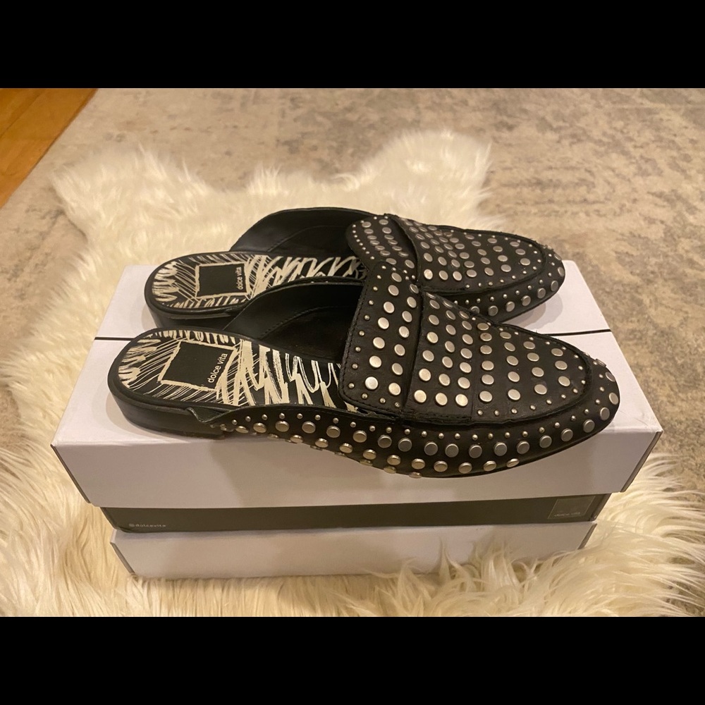 Dolce vita black studded Maura